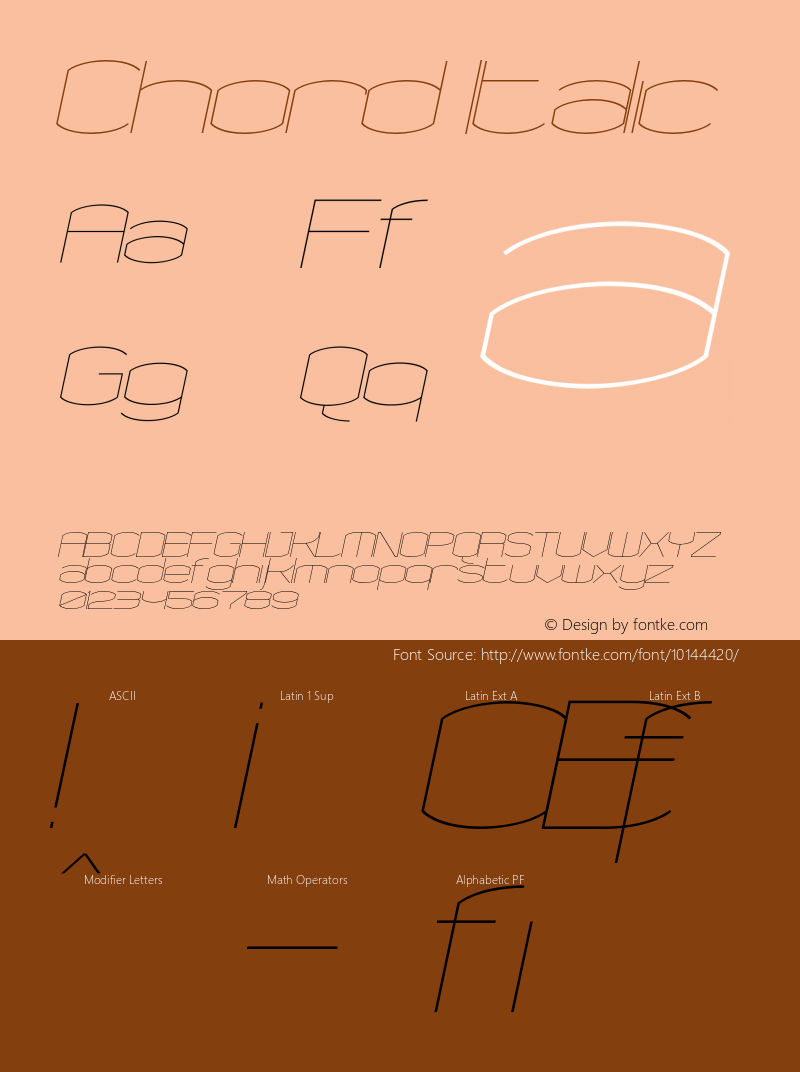 Chord Italic Version 1.000;PS 001.000;hotconv 1.0.38图片样张