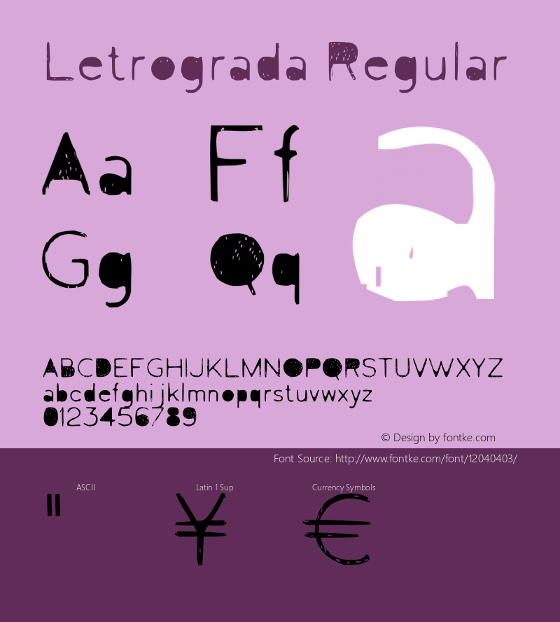 Letrograda Regular v1.3图片样张