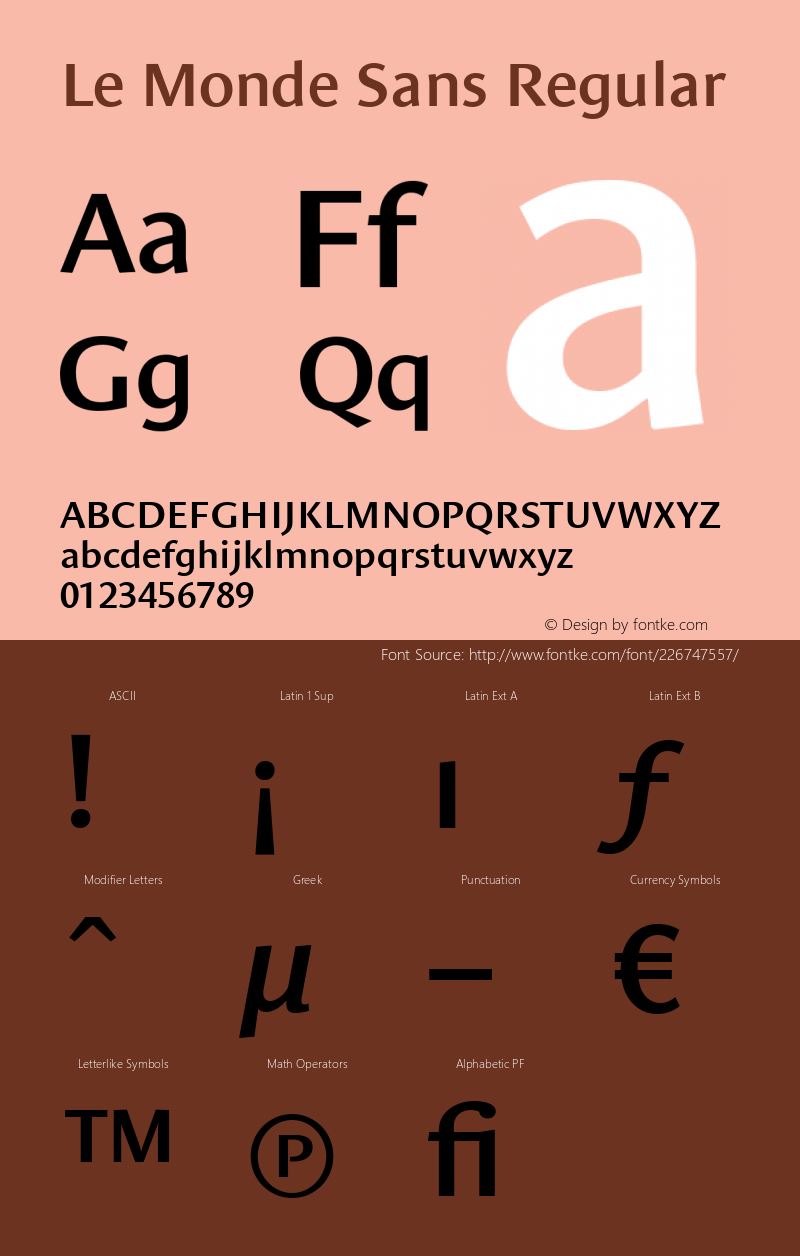 Le Monde Sans SemiBold 001.000图片样张