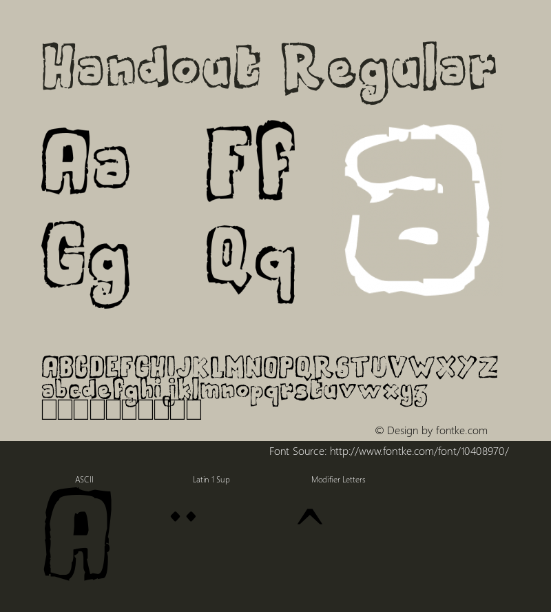 Handout Regular Version 1.00 February 12, 2011, initial release图片样张