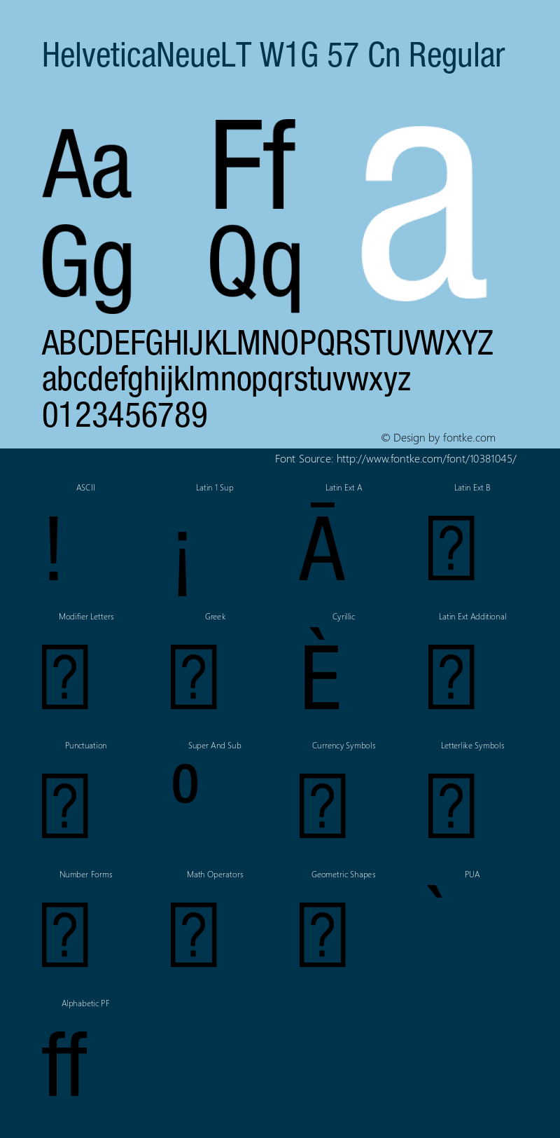 HelveticaNeueLT W1G 57 Cn Regular Version 1.100;PS 001.001;hotconv 1.0.38图片样张