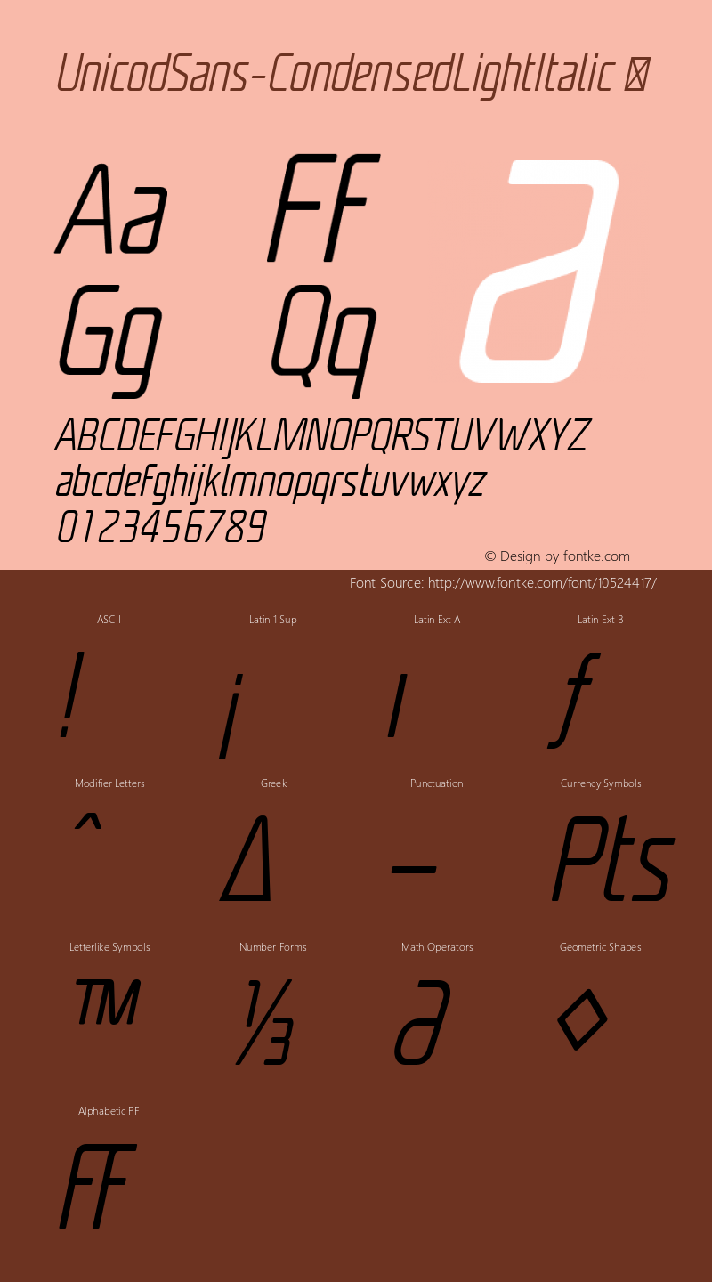 UnicodSans-CondensedLightItalic ☞ Version 1.000;com.myfonts.mostardesign.unicod-sans.condensed-light-italic.wfkit2.3rXN图片样张