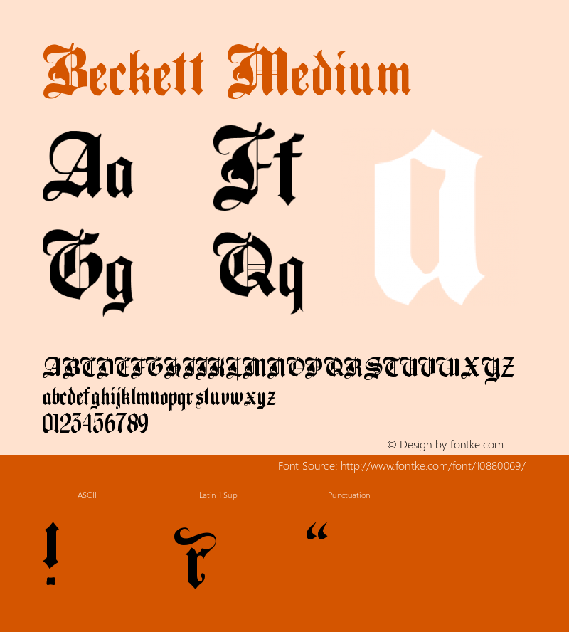 Beckett Medium Version 001.001图片样张