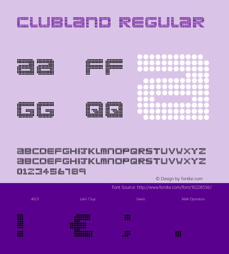 Clubland Regular Version 1.00 April 15, 2008, initial release图片样张