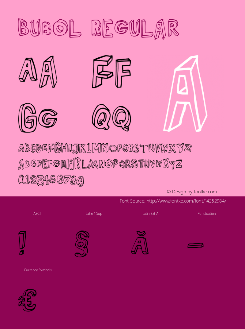 Bubol Regular 1.000;com.myfonts.hipopotam.bubol.bubol.wfkit2.3AwJ图片样张