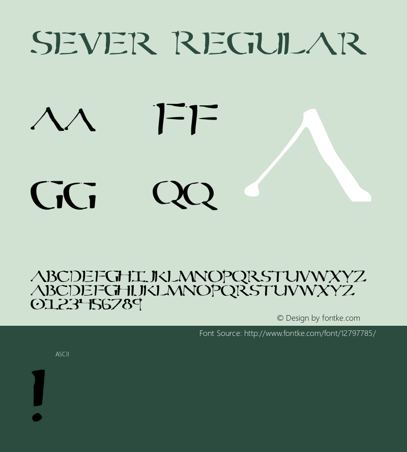 Sever Regular 1图片样张