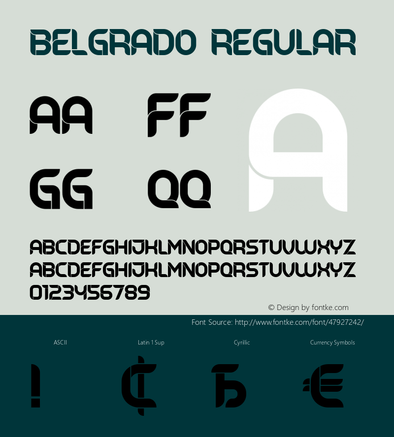 Belgrado Regular Version 1.003图片样张