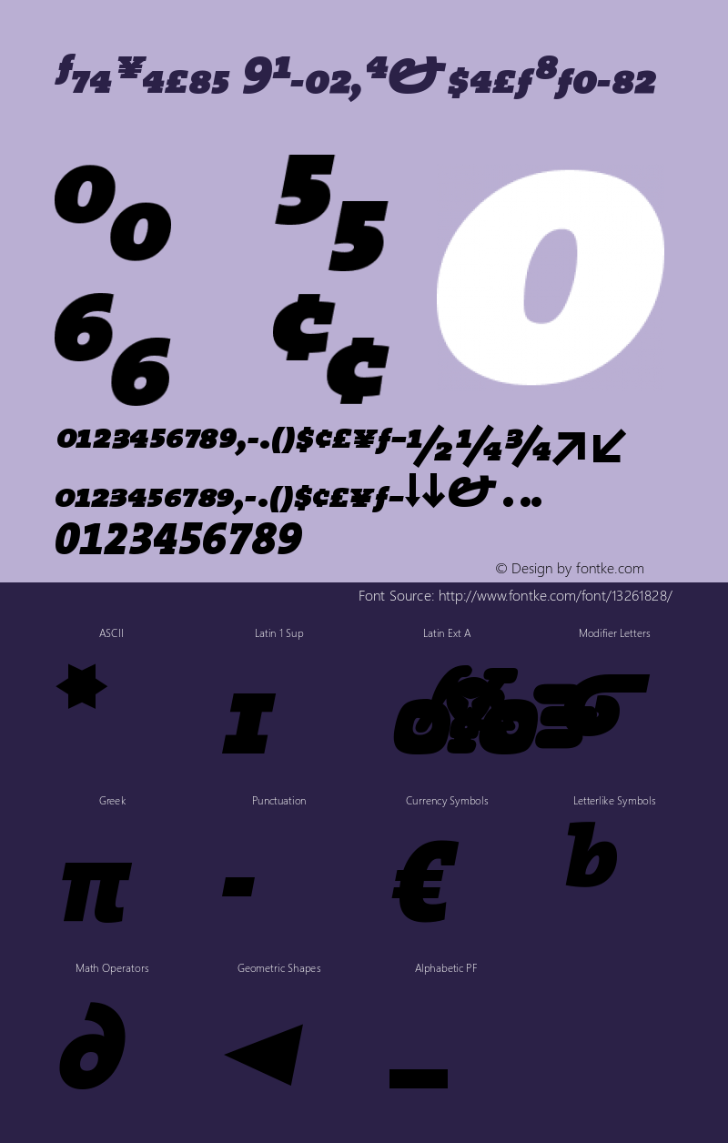 TheSerif 9BlackExpertItalic Version 1.0图片样张