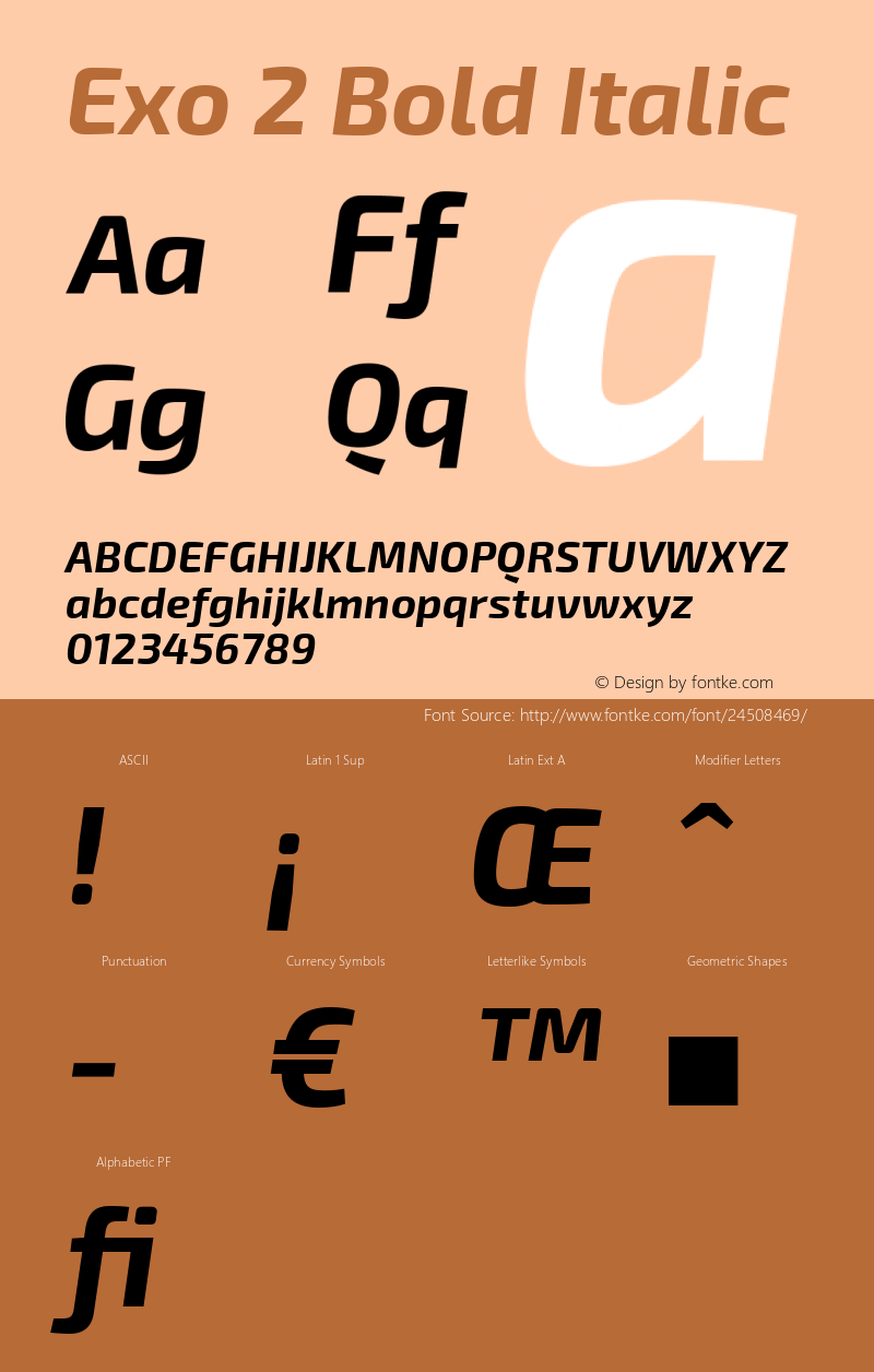 Exo 2 Bold Italic Version 1.001;PS 001.001;hotconv 1.0.70;makeotf.lib2.5.58329; ttfautohint (v0.92) -l 8 -r 50 -G 200 -x 14 -w 