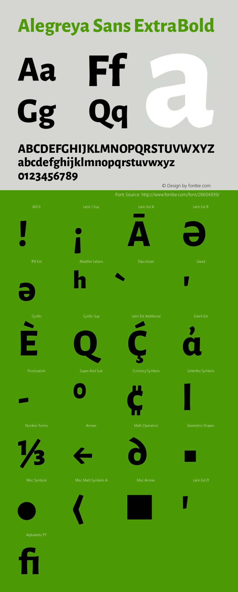 Alegreya Sans ExtraBold Version 2.008;PS 002.008;hotconv 1.0.88;makeotf.lib2.5.64775图片样张