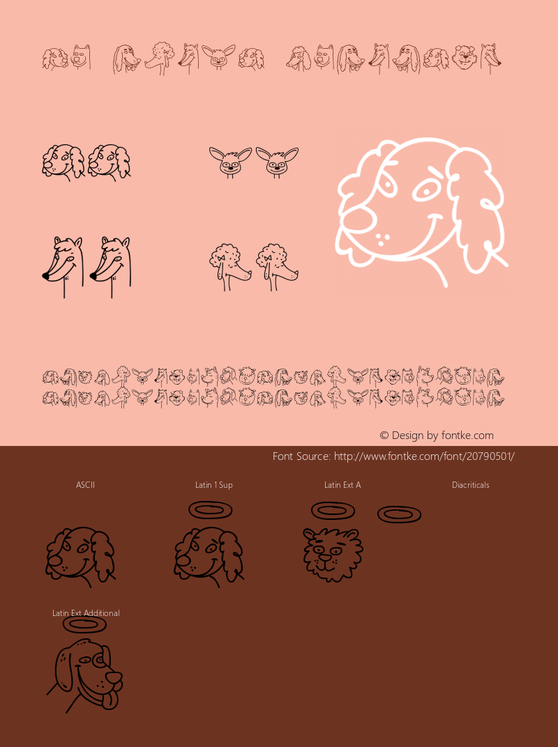 Mi Negra Dingbats Version 1.000图片样张