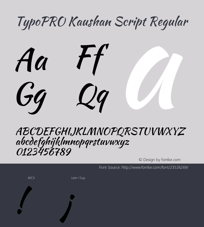 TypoPRO Kaushan Script Version 1.002图片样张