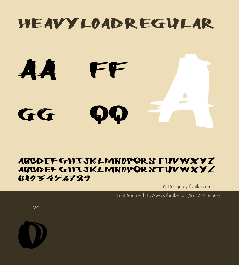 HeavyLoad Regular Version 1.00 June 6, 2014, initial release图片样张