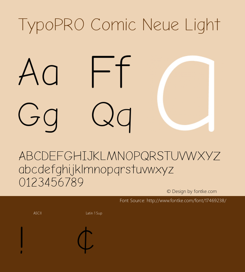TypoPRO Comic Neue Light Version 1.000图片样张