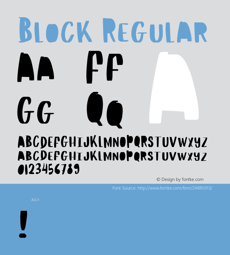 Block-Regular Version 1.000图片样张