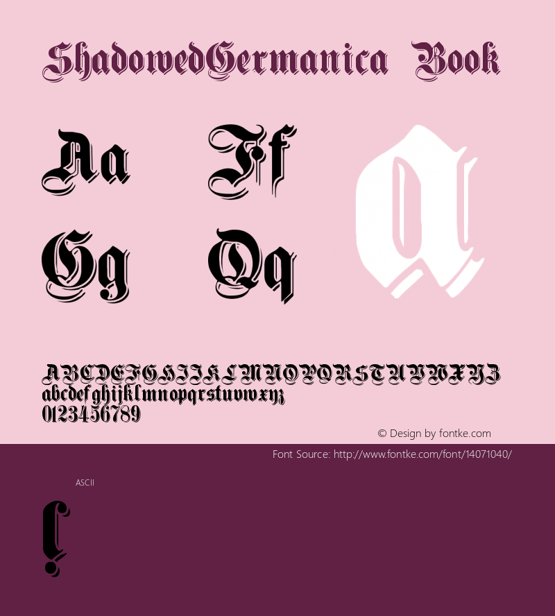 ShadowedGermanica Book Version 001.000图片样张