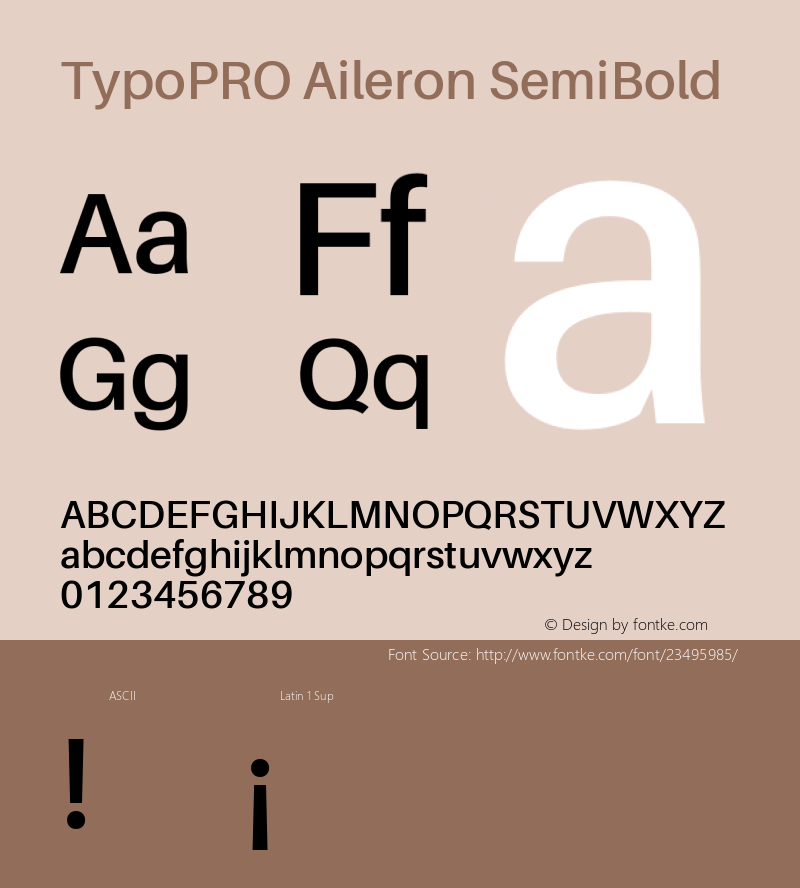 TypoPRO Aileron SemiBold Version 1.102;PS 001.102;hotconv 1.0.70;makeotf.lib2.5.58329图片样张