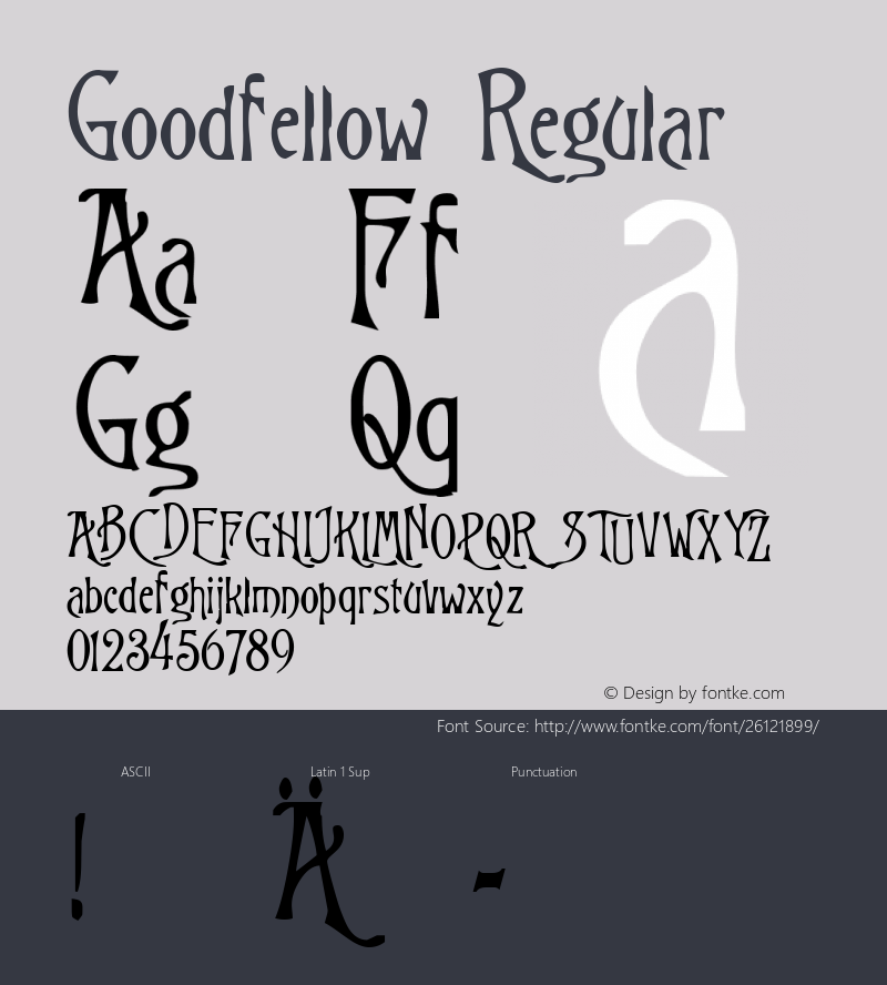 Goodfellow Macromedia Fontographer 4.1.4 8/20/00图片样张