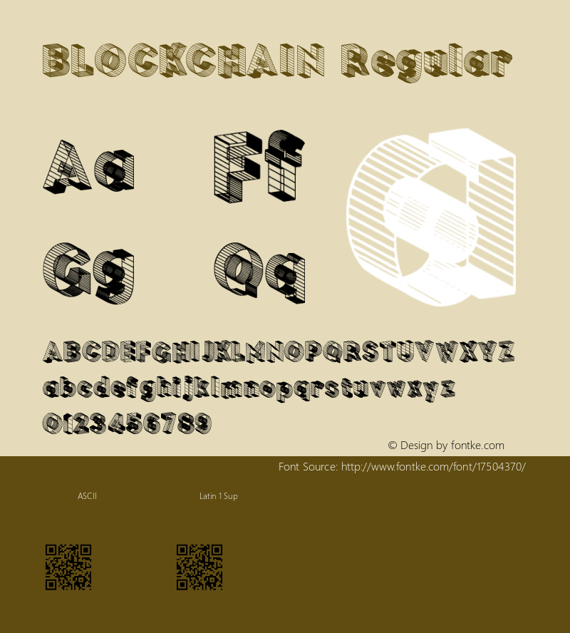 BLOCKCHAIN Regular Version 1.00 July 20, 2016, initial release图片样张