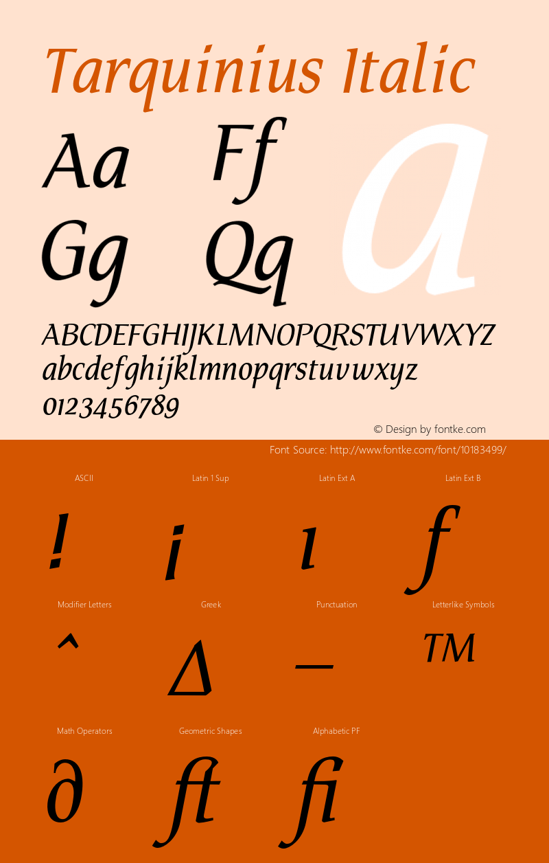 Tarquinius Italic 001.000图片样张