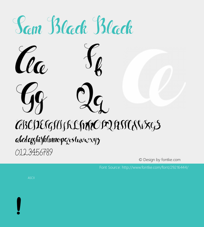 Sam Black Version 1.0图片样张