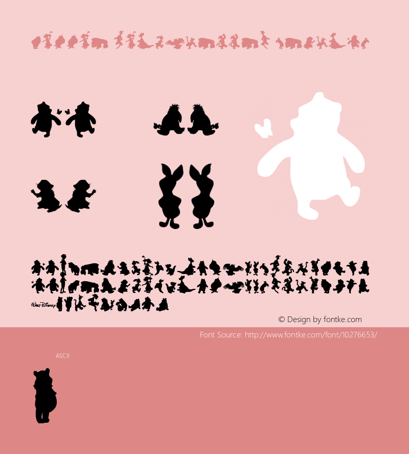 Winnie Silhouettes Regular 001.000图片样张