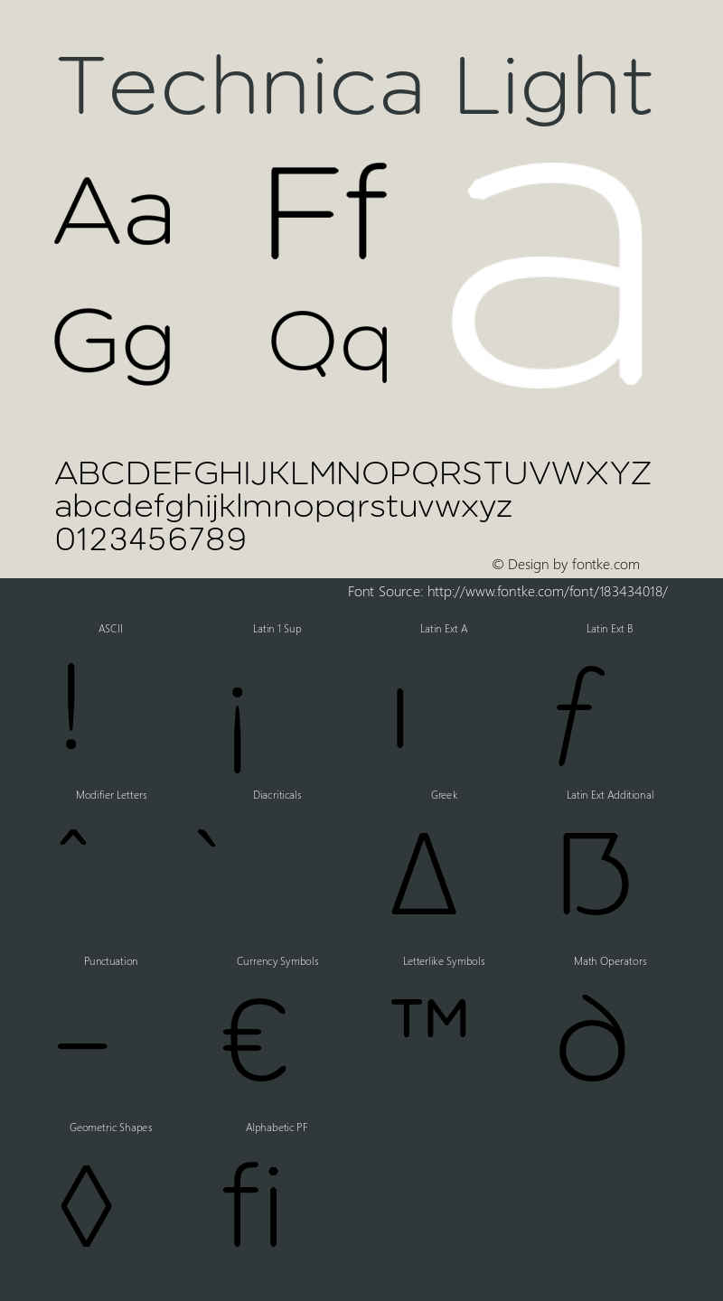 Technica Light Version 1.000;hotconv 1.0.109;makeotfexe 2.5.65596图片样张