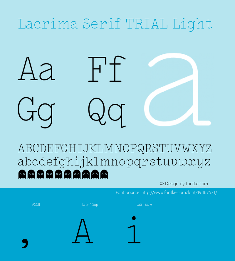 Lacrima Serif TRIAL Light Version 2.002图片样张
