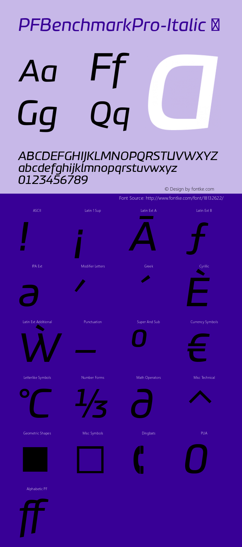 PFBenchmarkPro-Italic ☞ Version 1.000;com.myfonts.easy.parachute.pf-benchmark-pro .italic.wfkit2.version.4jRU图片样张