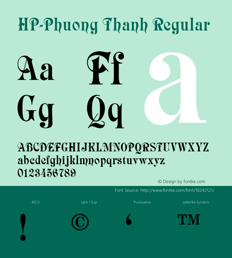 HP-Phuong Thanh Regular 2图片样张