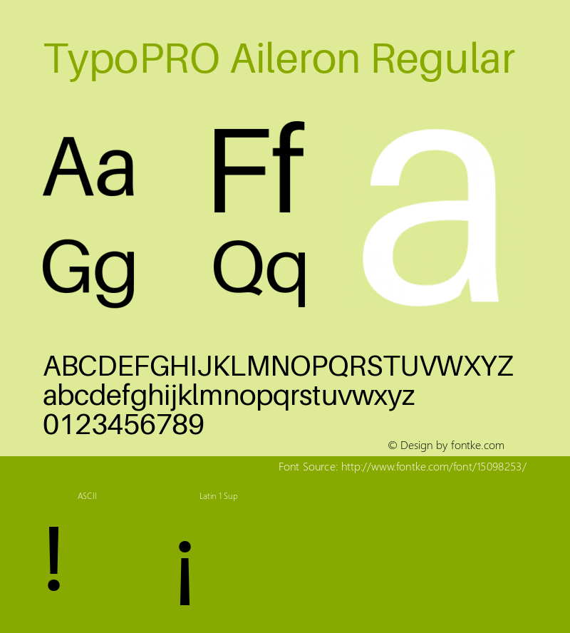 TypoPRO Aileron Regular Version 1.000;PS 001.000;hotconv 1.0.70;makeotf.lib2.5.58329图片样张