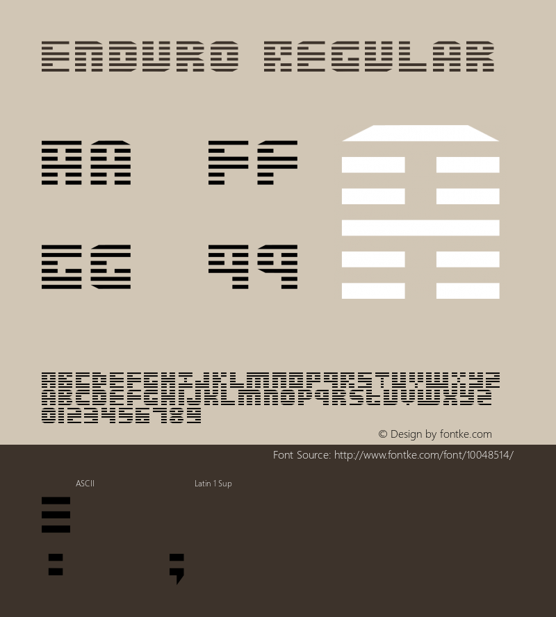 Enduro Regular 1图片样张