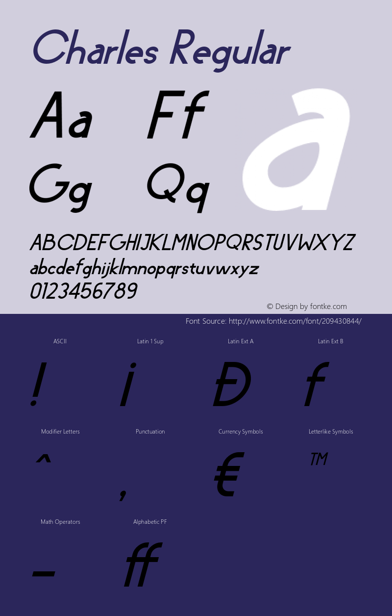 Charles-Italic Version 1.000图片样张