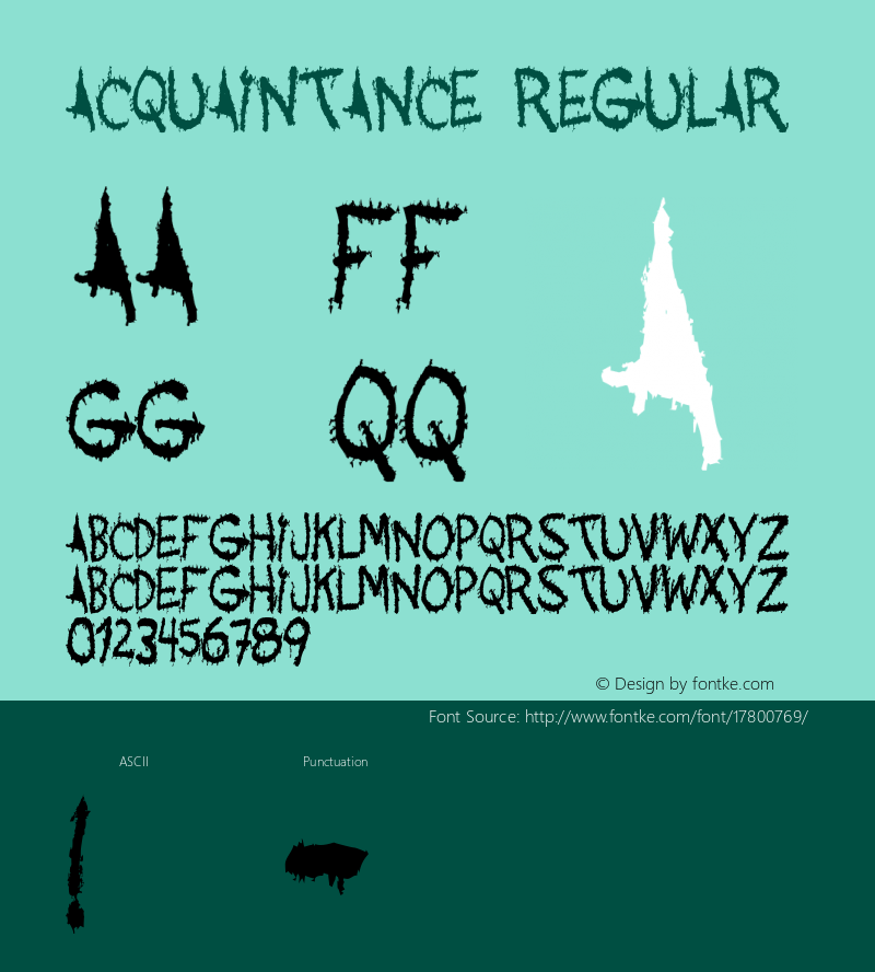 Acquaintance Regular 2图片样张