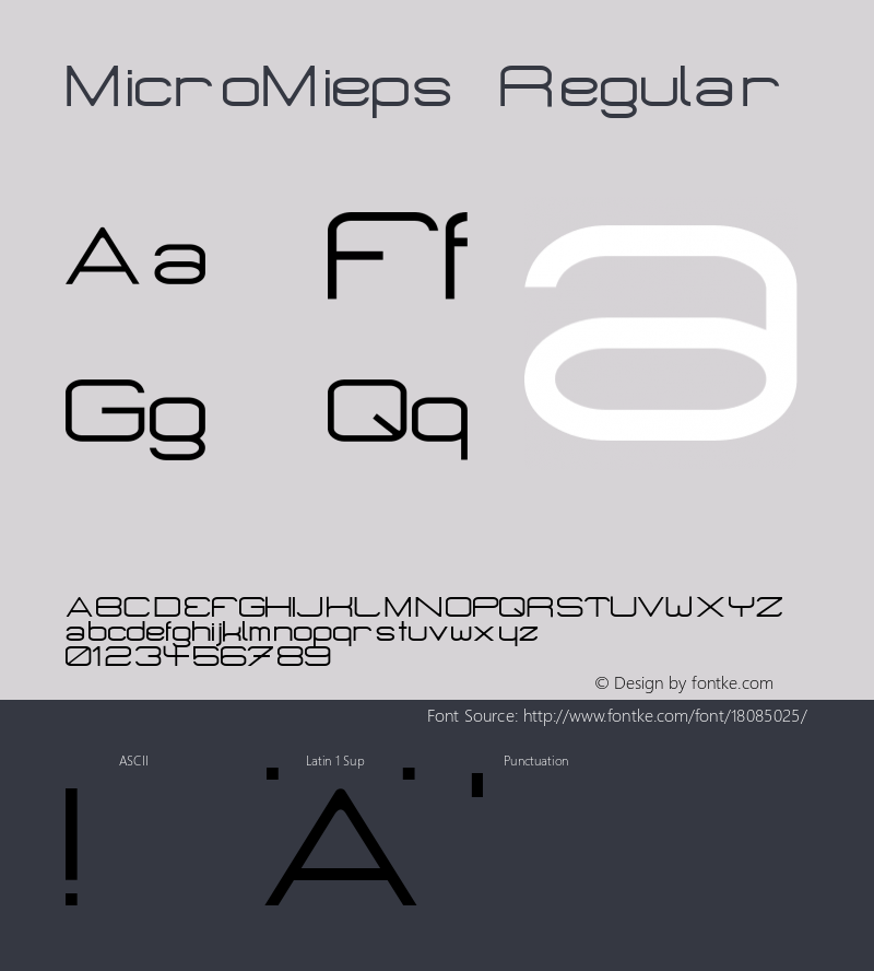 MicroMieps Regular 99; 2.2图片样张