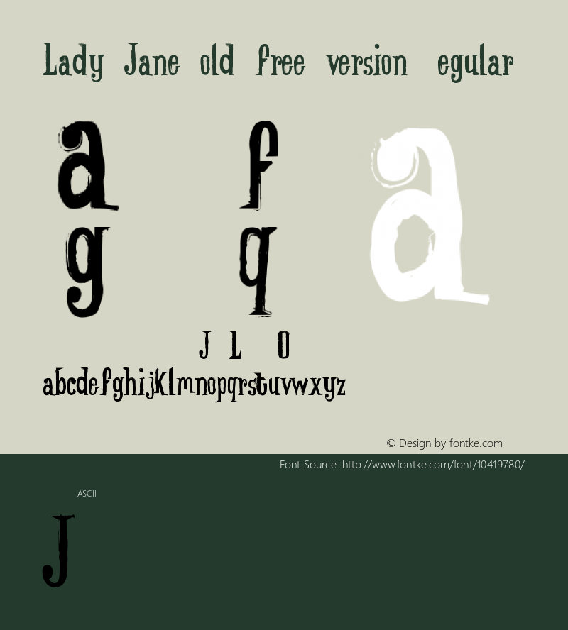 Lady-Jane-old_free-version Regular Version 1.00 August 23, 2011, initial release图片样张