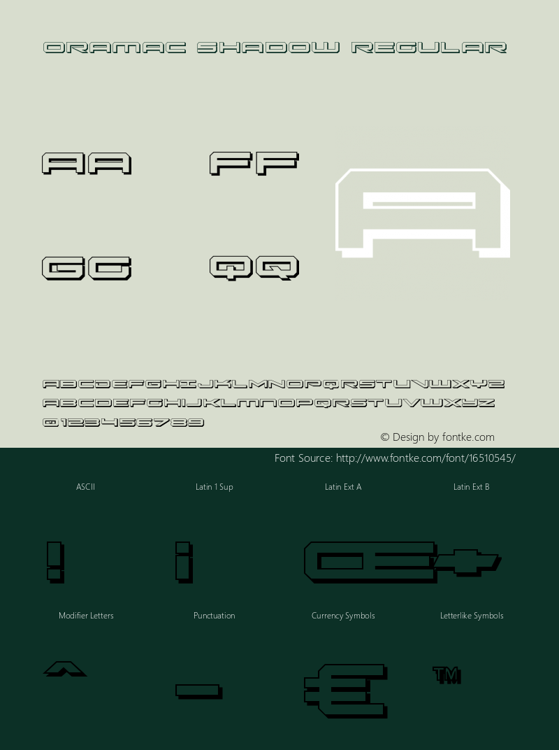 Oramac Shadow Regular Version 2.0; 2016图片样张