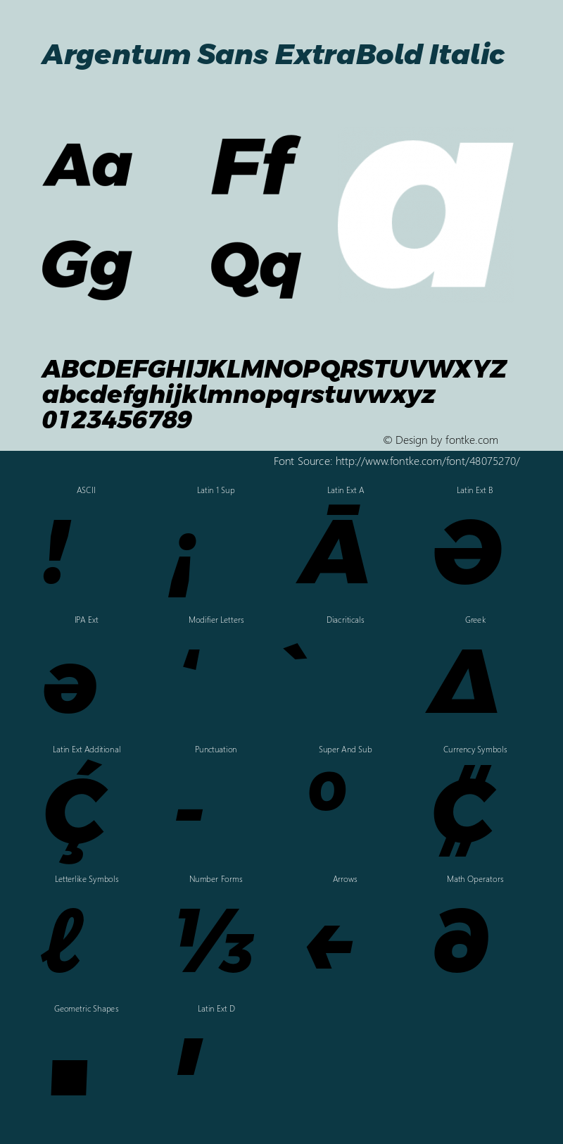 ArgentumSans-ExtraBoldItalic Version 2.00;December 3, 2019;FontCreator 12.0.0.2547 64-bit图片样张