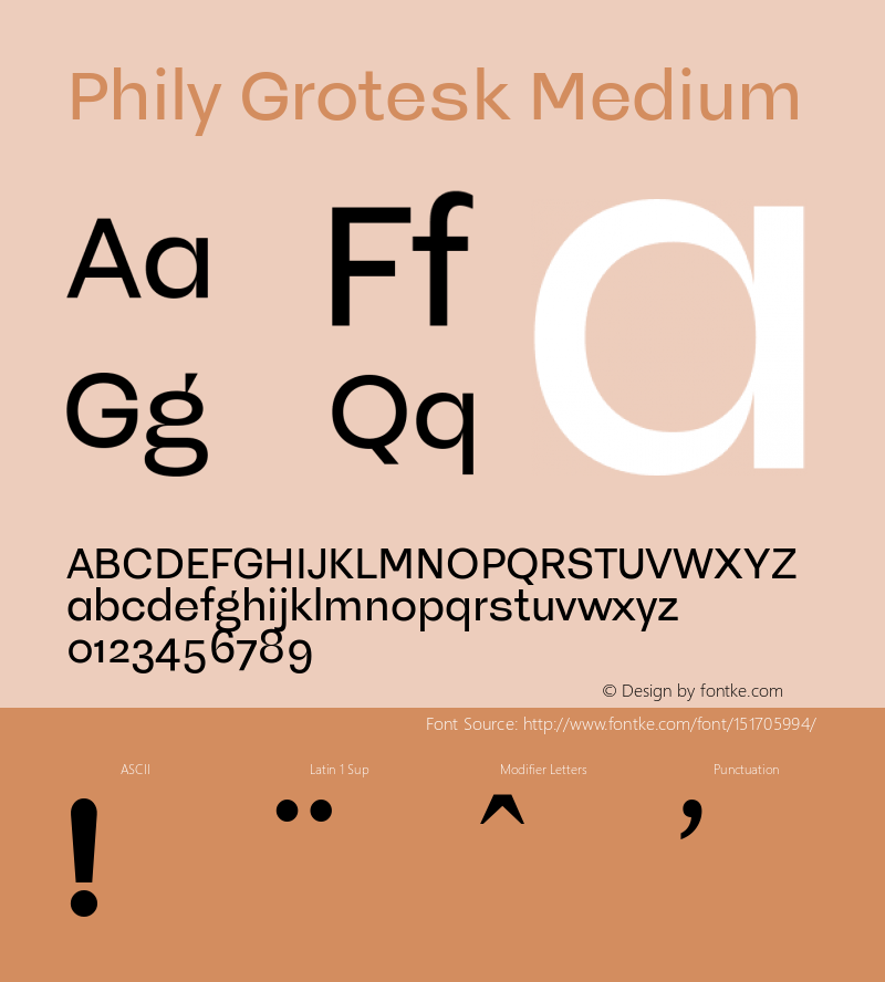PhilyGrotesk-Medium Version 1.000图片样张
