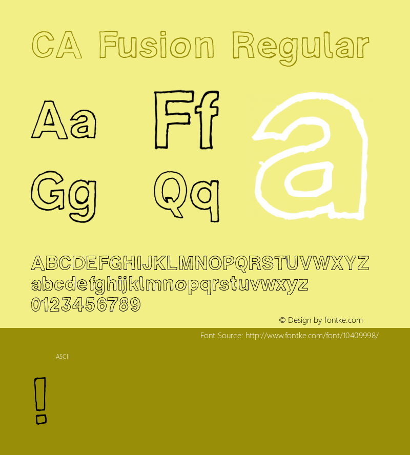 CA Fusion Regular Version 1.000图片样张