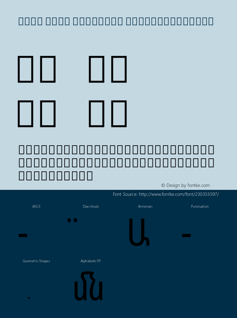 Noto Sans Armenian ExtraCondensed Version 2.005; ttfautohint (v1.8) -l 8 -r 50 -G 200 -x 14 -D armn -f none -a qsq -X 