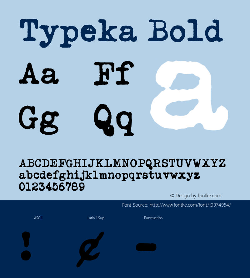 Typeka Bold Version 001.000图片样张