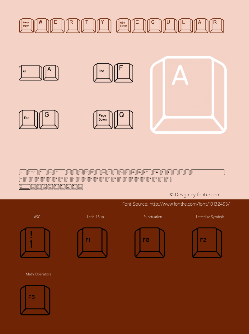 Qwerty Regular 001.000图片样张