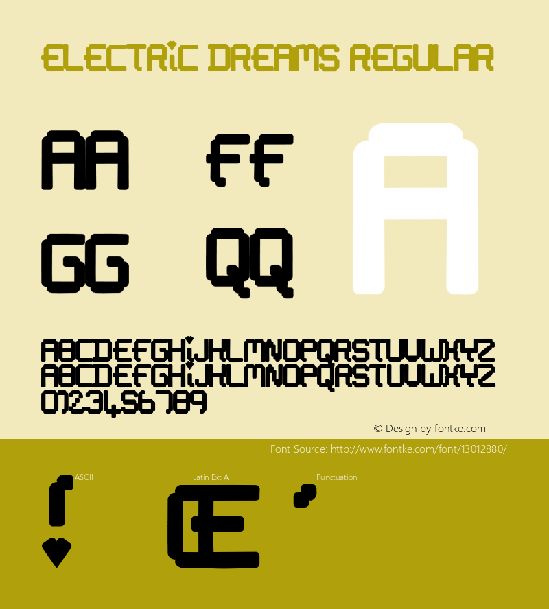 Electric Dreams Regular Version 1.000 2011 initial release图片样张