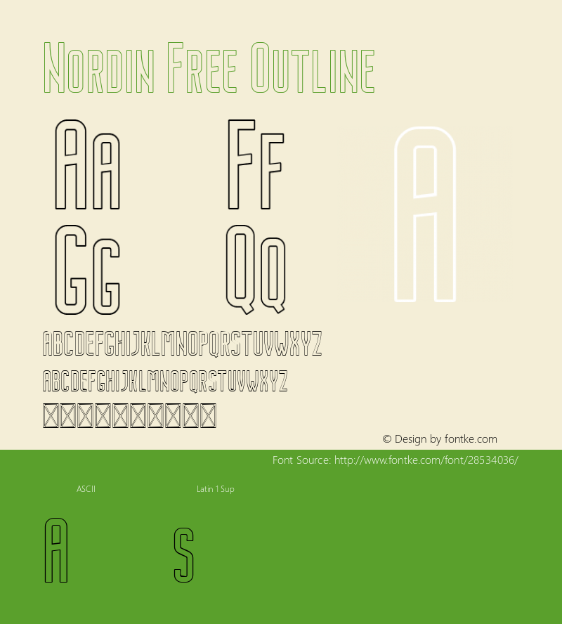 Nordin Free Outline 1.0图片样张