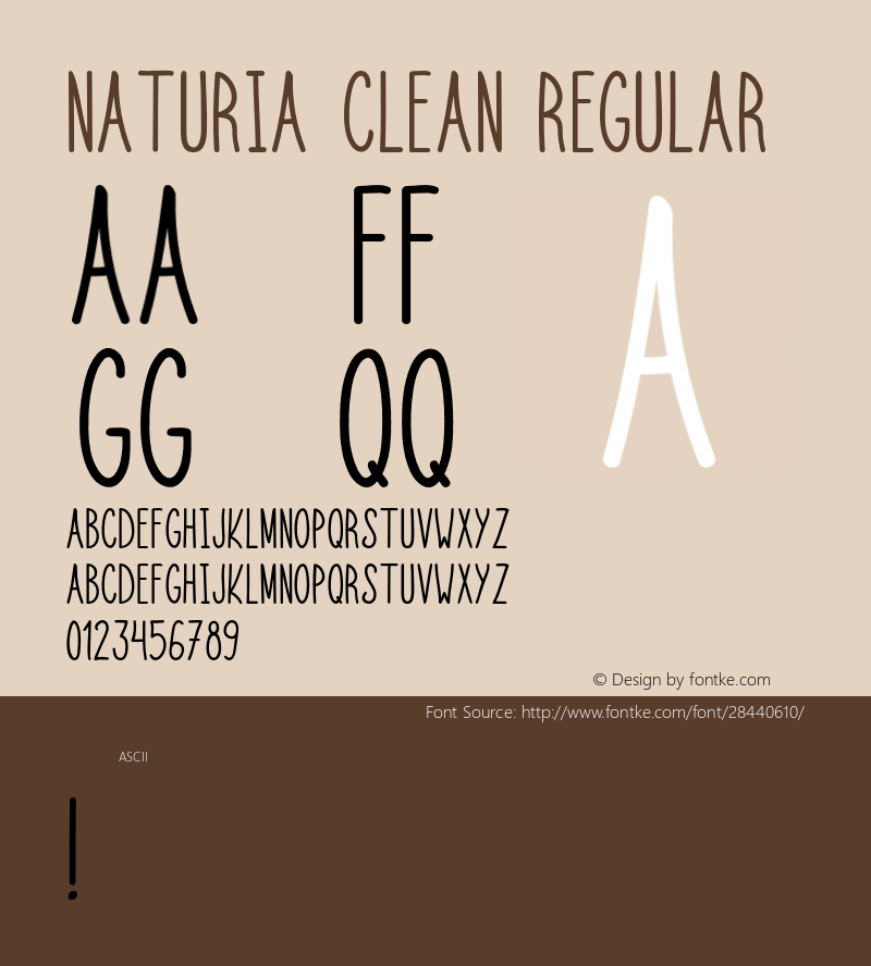 Naturia Clean Regular 图片样张