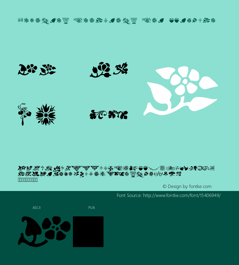 Printers Ornaments One Regular 1.0图片样张