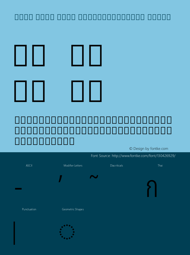 Noto Sans Thai ExtraCondensed Light Version 2.000; ttfautohint (v1.8.3) -l 8 -r 50 -G 200 -x 14 -D thai -f none -a qsq -X 