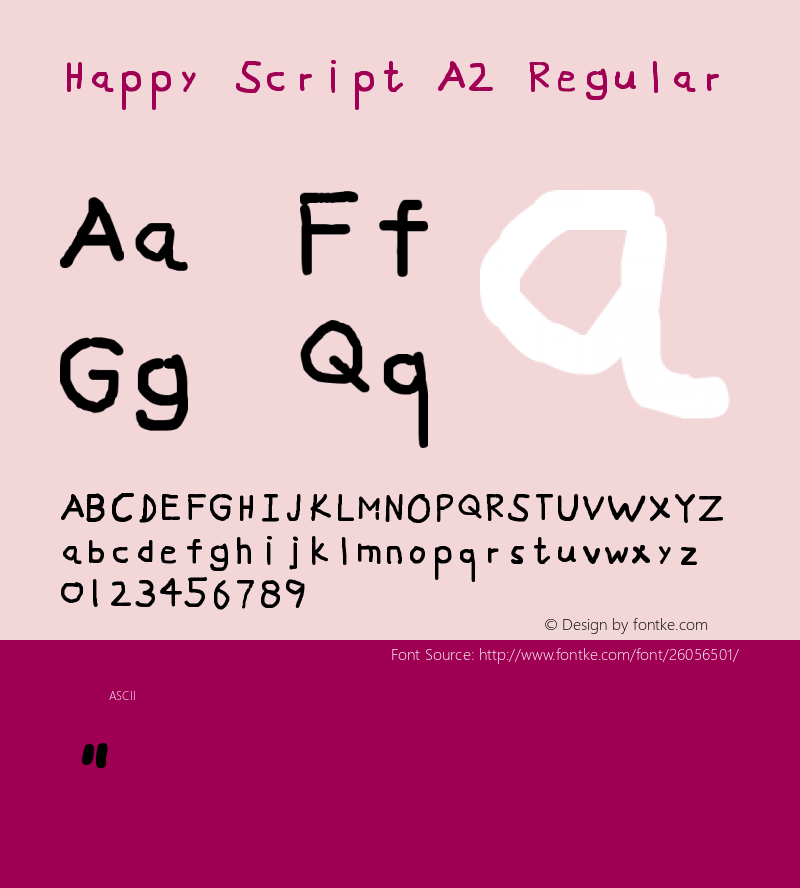 Happy Script A2 图片样张