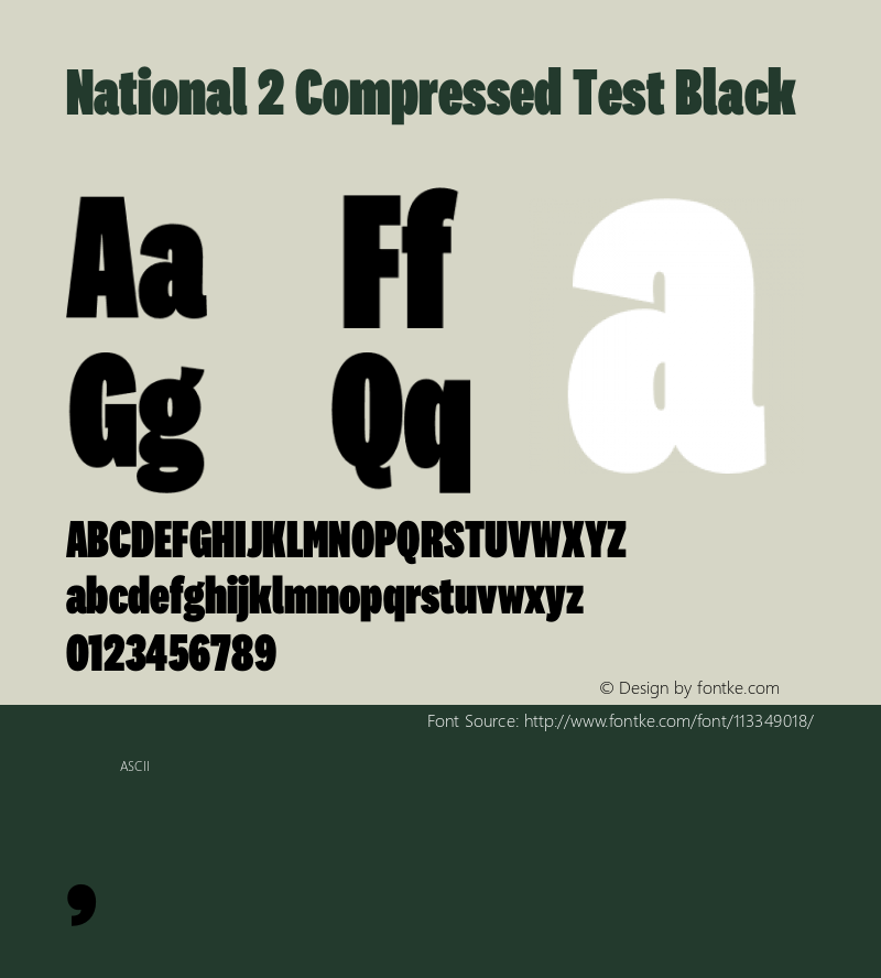 National2Comp-BlackTest Version 1.004;hotconv 1.0.116;makeotfexe 2.5.65601;0图片样张